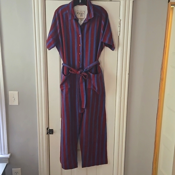 Ace&Jig Ernie Jumpsuit in Campus Size M 💜💙 - Picture 2 of 3